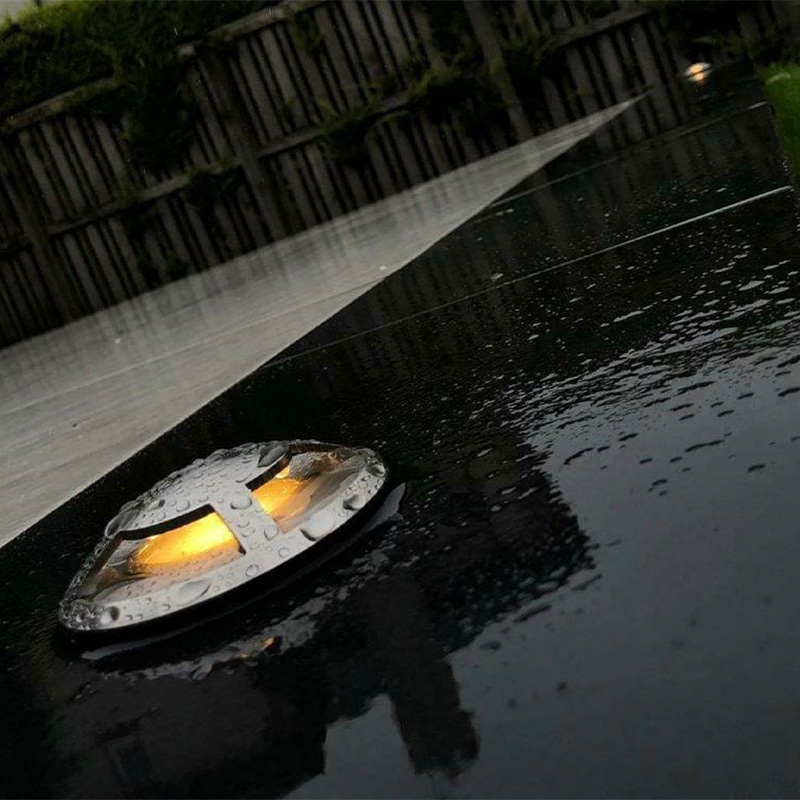 QuadMarka - 240v 4 Way Recessed Ground / Step Light - Natural Copper - Image 3