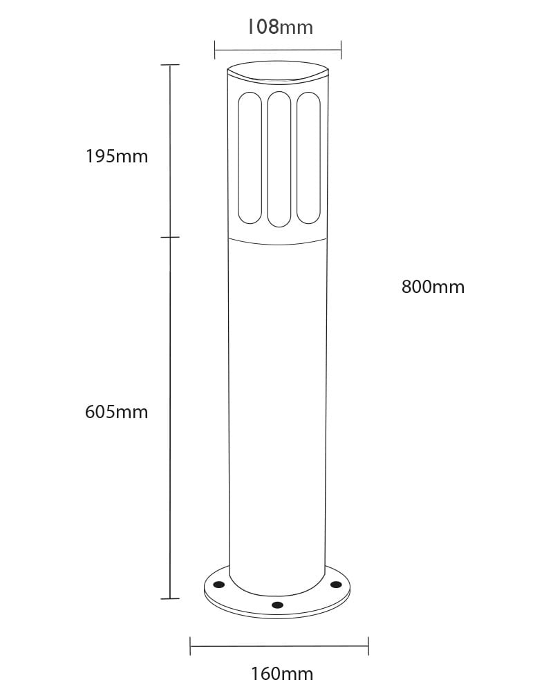 LITETOWER - Aluminium Bollard Light (Surface Mounted) - Image 14