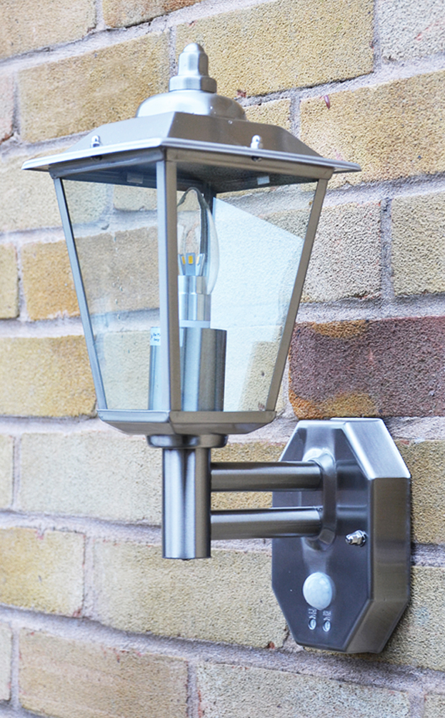 Stellus CLASSICA 370 WL S - Stainless Steel Wall Light with PIR Motion Sensor - Image 2