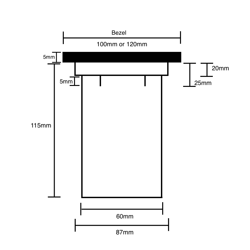 Decimax 120mm - 12v Recessed Light - Stainless Steel (304) - Image 10