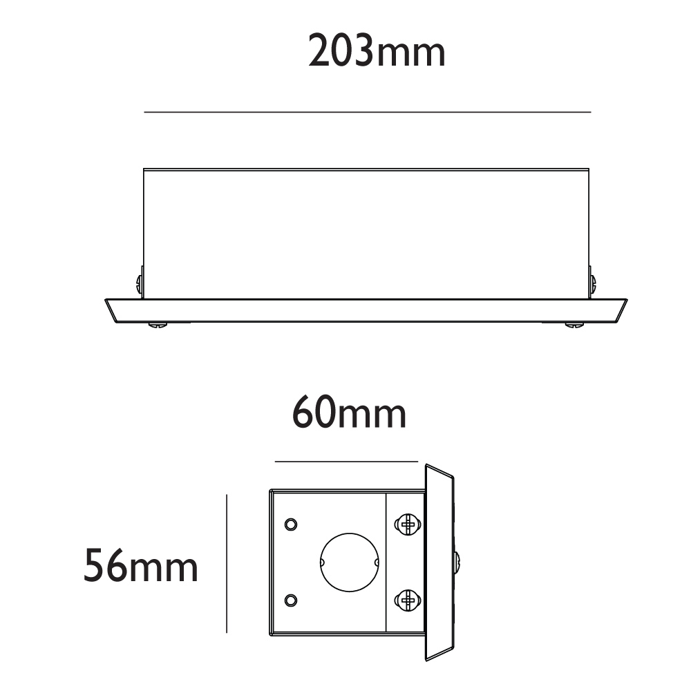 Charleston Brass Brick Light - Frosted Glass Front (240v) - Image 16