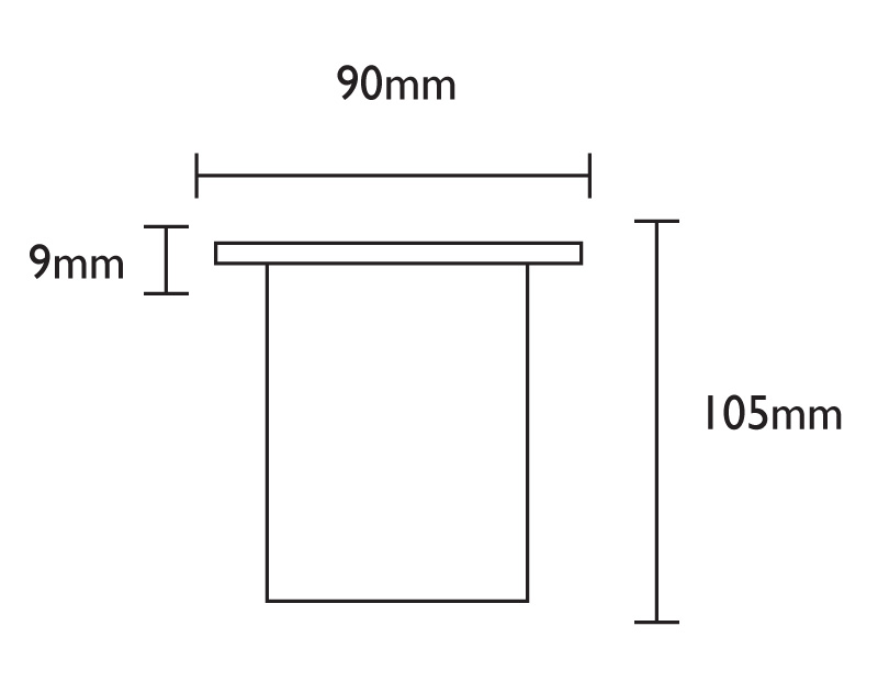 Linalite – 240V Louvered In-Wall / In-Ground / Step Light – Natural Copper - Image 2