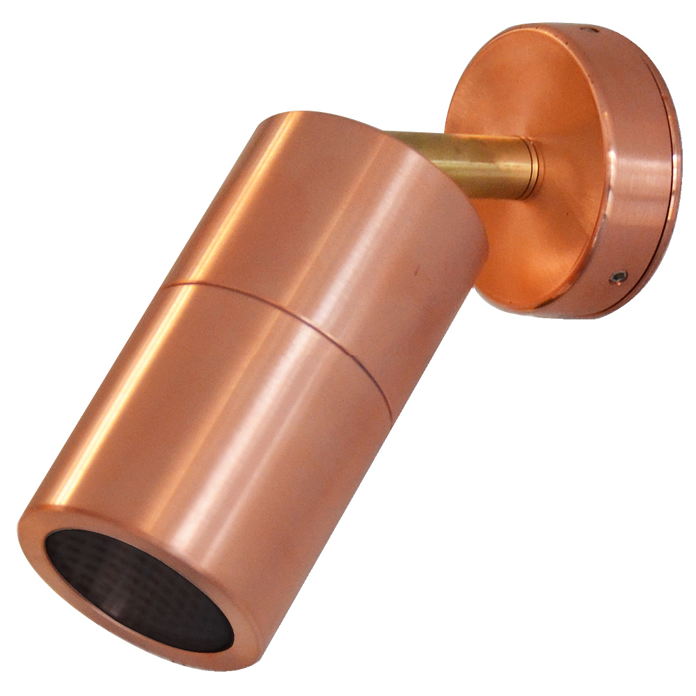 Smartspot - Single Adjustable Outdoor Spotlight GU10- Natural Copper (240v)