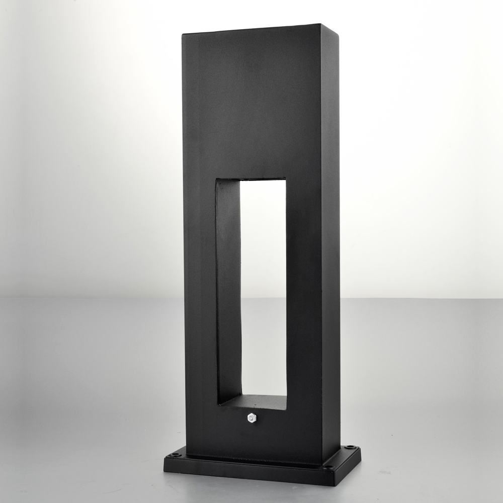 Obelisk PC - Contemporary Bollard Path Light with Photocell Dusk to Dawn Sensor - Aluminium