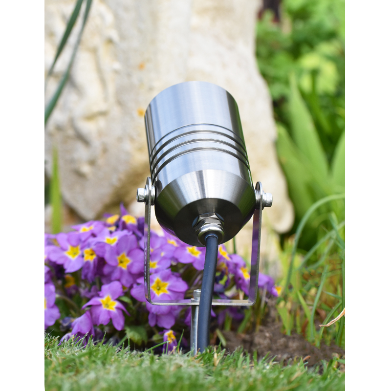 AlvaLED - GU10 316 Stainless Steel Spike Light 240v - Image 4