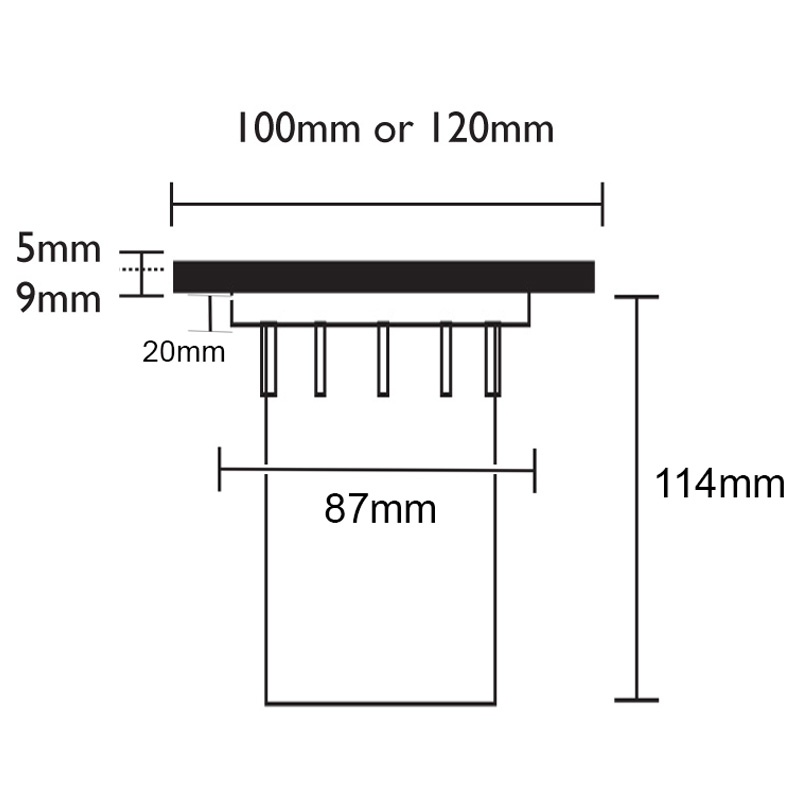 Cubik - 240v Recessed Light – Solid Brass Decking Light (Rustic Bronze) - Image 9