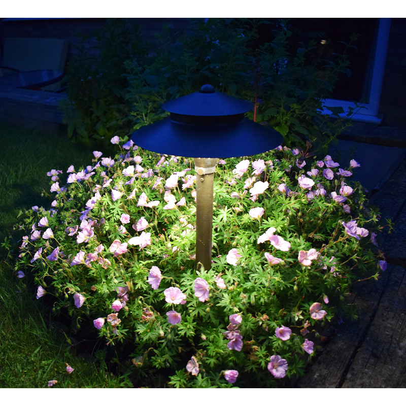 Charleston Spreadlight - Solid Brass Garden Spreadlight with Ground Spike (12v Plug & Play) - Image 4