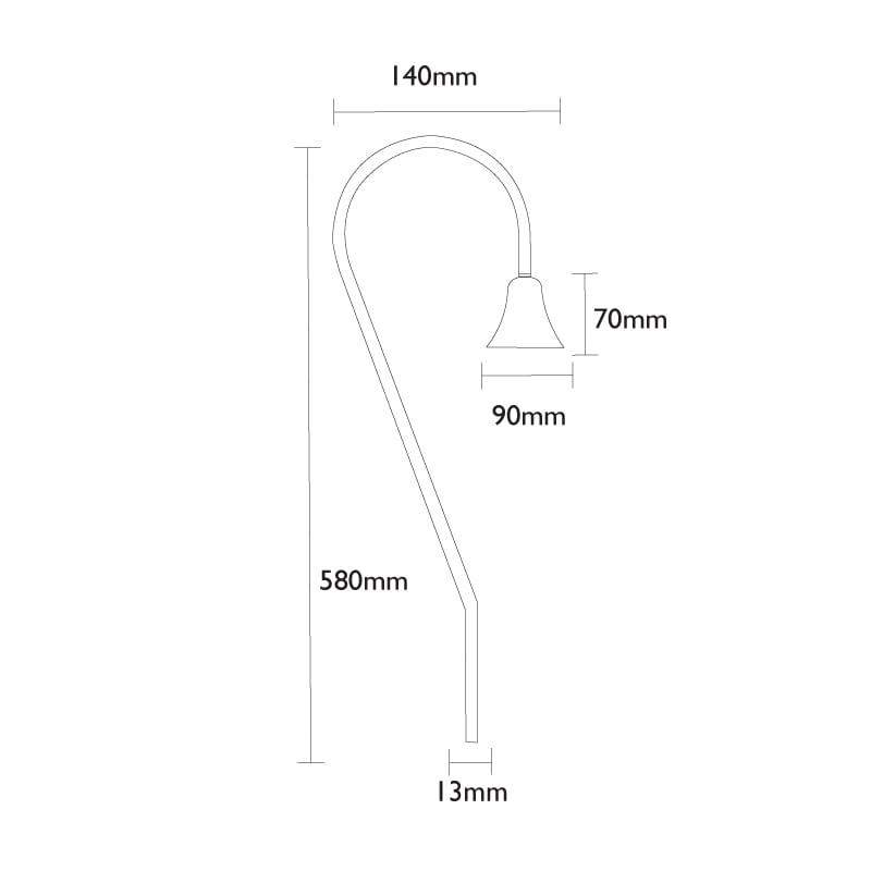 Charleston Flora - Natural Copper Fixed Spreadlight (12v) - Image 6