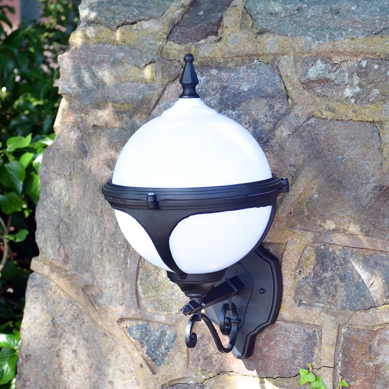 Mystic White Globe Wall Light - Image 2