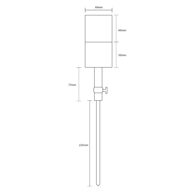 Ultra-Spikelight 60 - Solid Natural Brass - Polished Finish (12v Plug & Play) - Image 3