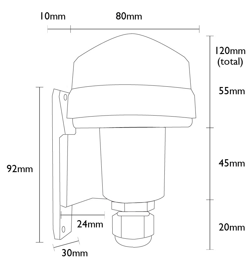 Wall Mounted Photocell - Dusk to Dawn (240v) - Image 2