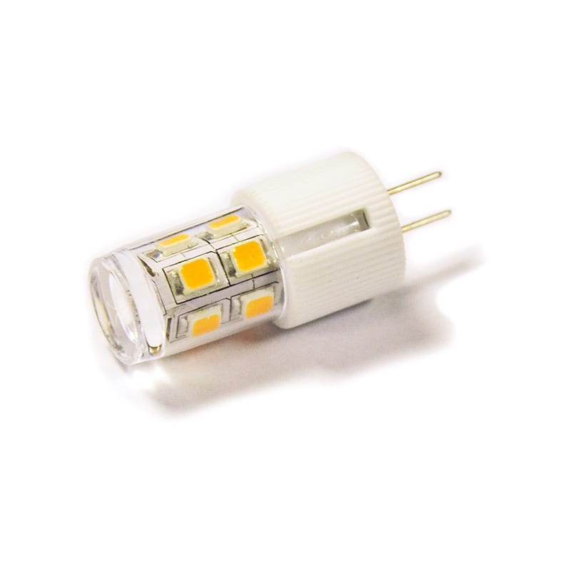 2W - 12v LED G4, Daylight White - 12v AC/DC