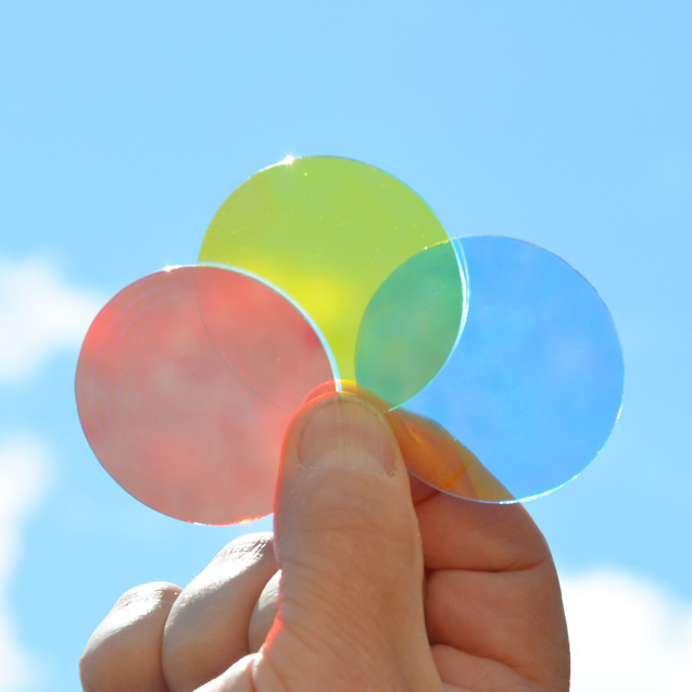 Dichroic Glass Lenses - 50mm - 7 Colours - Image 4