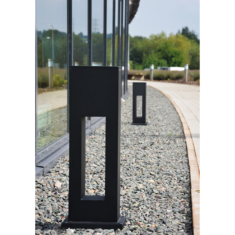 Obelisk PC - Contemporary Bollard Path Light with Photocell Dusk to Dawn Sensor - Aluminium - Image 2