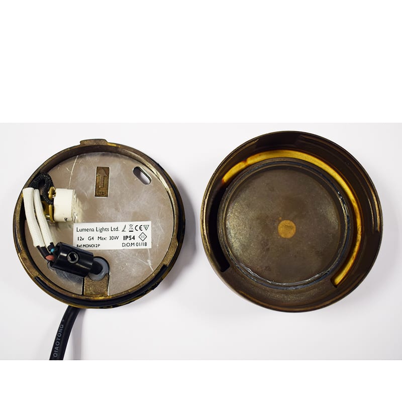 Monolite Step Lights - Brass (Rustic Bronze) - 240v - Image 7