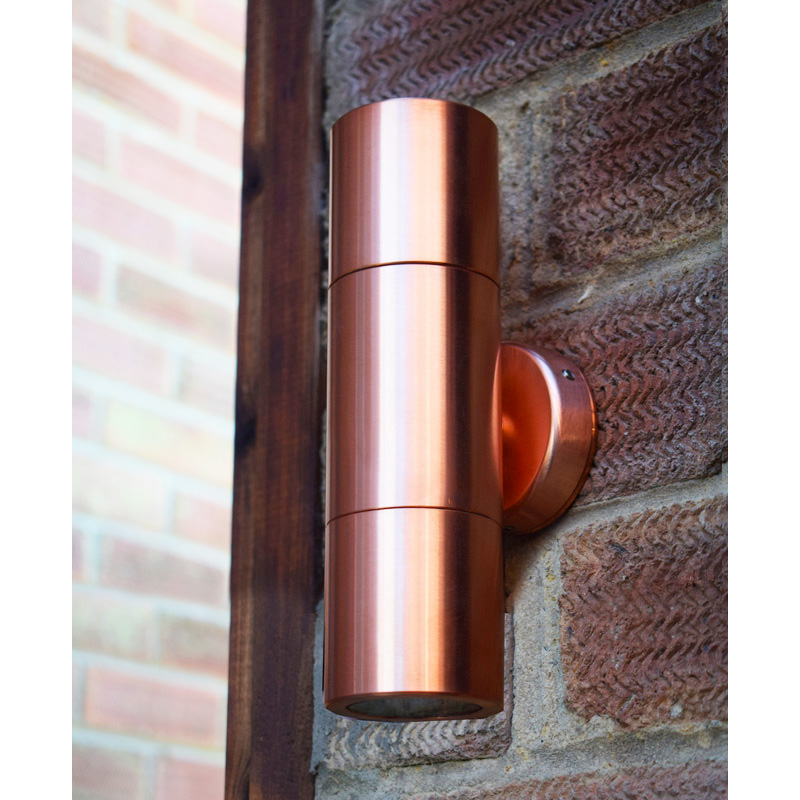 Hilospot - Outdoor Twin Spotlight - Natural Copper Spotlights (12v) - Image 5