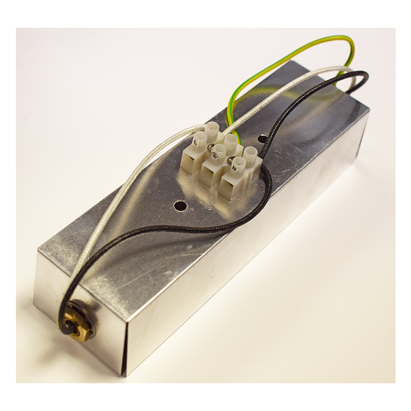 Charleston Aged Silver Brick Light - Frosted Glass Front (240v) - Image 5