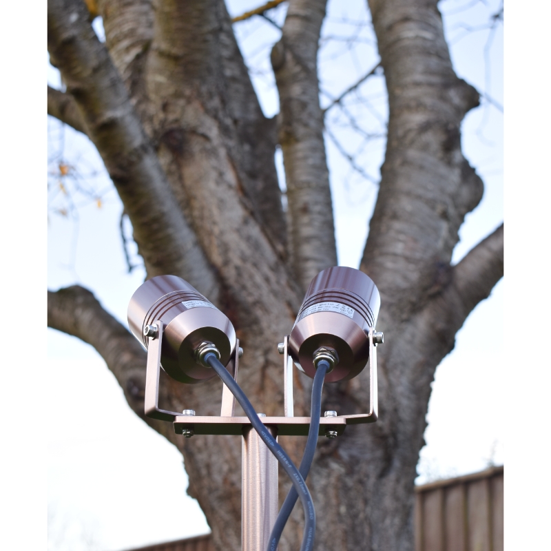 AlvaLED - Adjustable Twin Spike Light (GU10 / 240V) - Black / Green / Titanium Silver / Cocoa Copper - Image 6