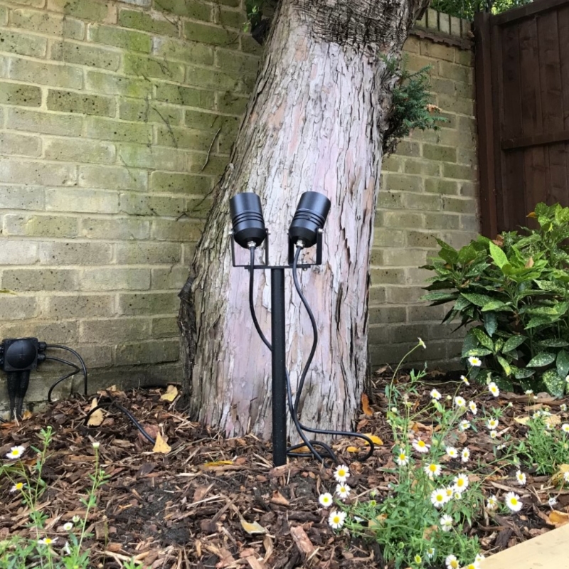 AlvaLED - Adjustable Twin Spike Light (GU10 / 240V) - Black / Green / Titanium Silver / Cocoa Copper - Image 2