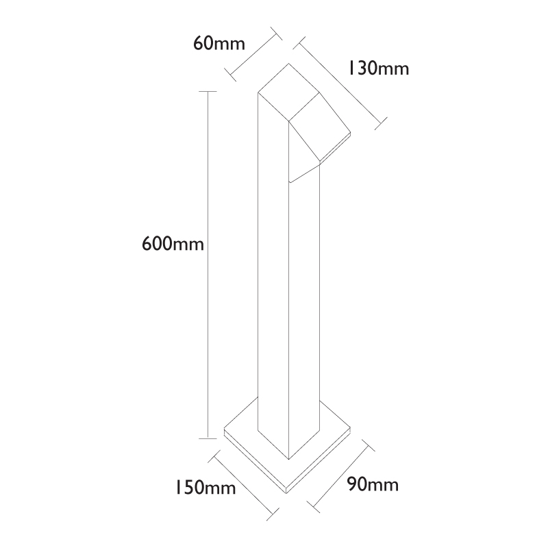 Qubus TOWERLITE - Solid Aluminium LED Path/Bollard Light - Image 2