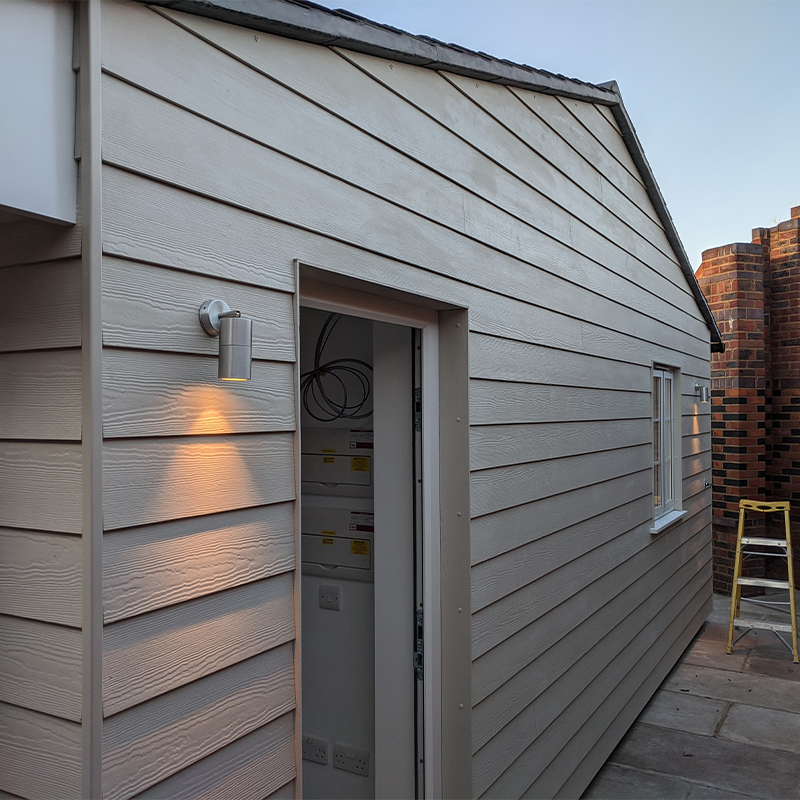 Smartspot - Outdoor Single Adjustable GU10 Spotlight - Satin Silver - 240v - Image 2