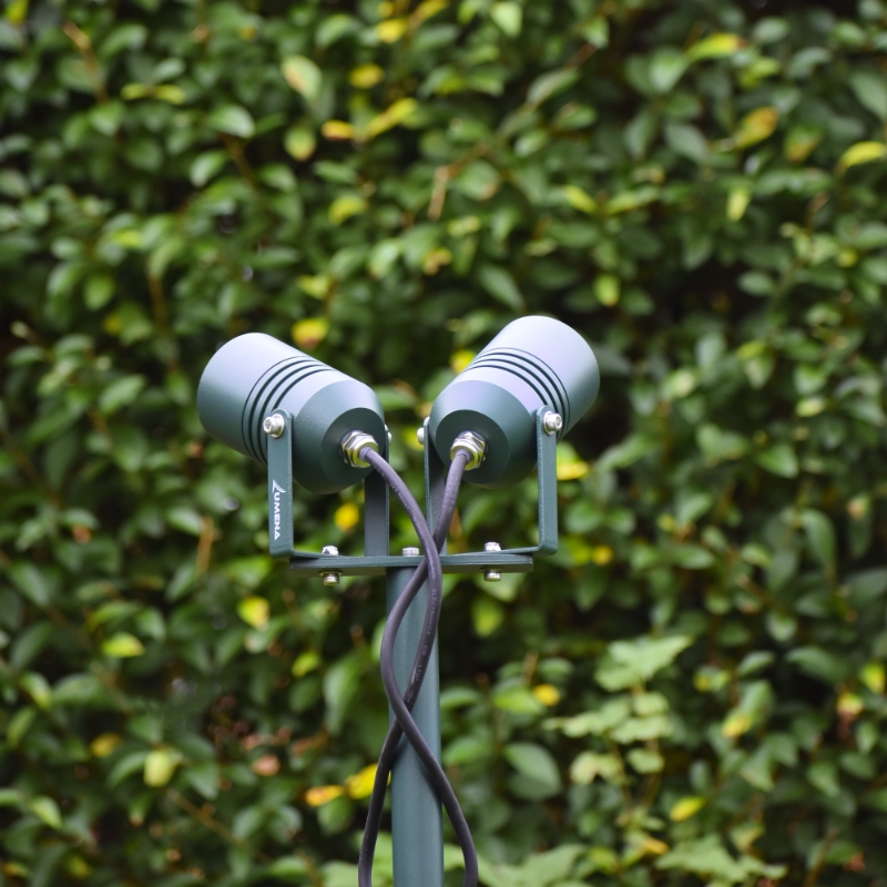 AlvaLED - Adjustable Twin Spike Light (GU10 / 240V) - Black / Green / Titanium Silver / Cocoa Copper - Image 5