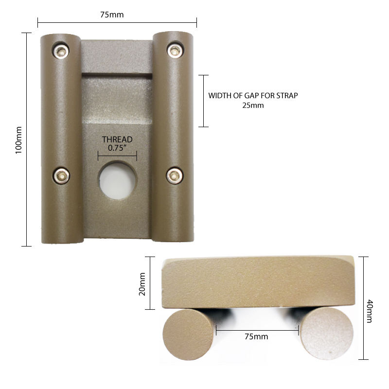 Charleston Aluminium Tree Mount with Adjustable Strap - Image 6