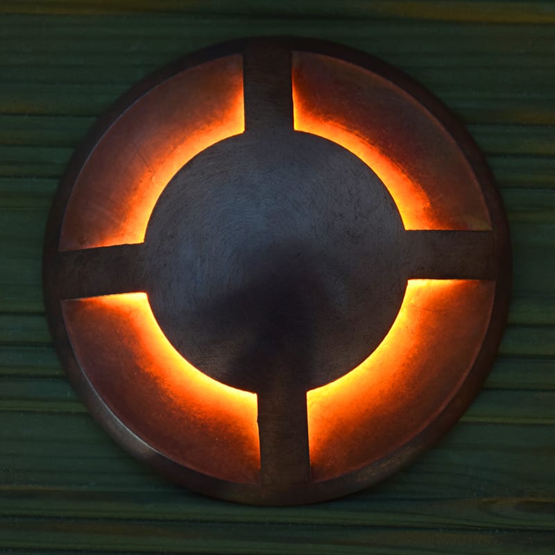 Quadmarka Copper 4 way decking light