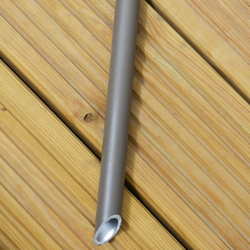 Charleston Aluminium 300mm Threaded Extension Pole (Rustic Brown Finish) - Image 3