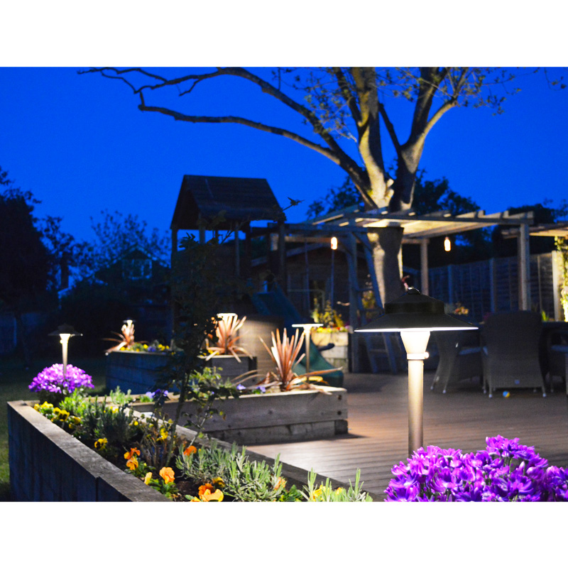 Charleston Spreadlight - Solid Brass Garden Spreadlight with Ground Spike (12v Plug & Play) - Image 2