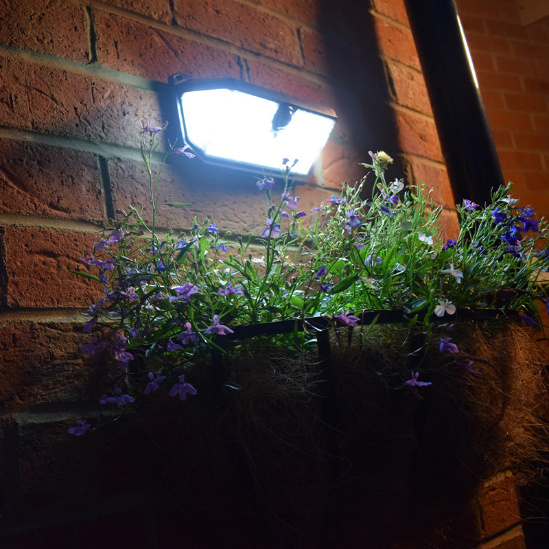 ALERTA PIR Motion Sensor Solar Wall Light - Daylight White - Image 3