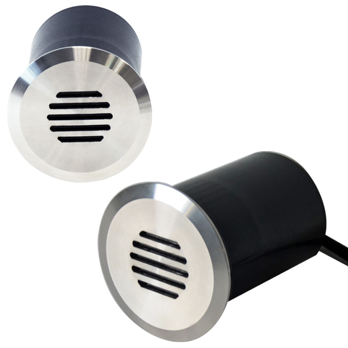 Linalite - 12V Louvered In-Wall / In-Ground / Step Light - 316 Stainless Steel