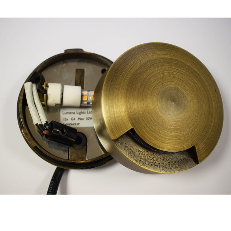 Monolite Step Lights - Brass (Rustic Bronze) - 240v - Image 10