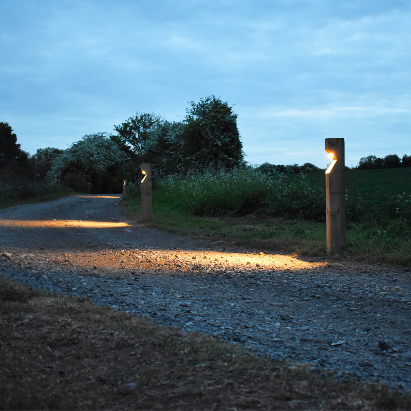 PACAMAN - Radiata Sleeper Path Light (Timber Pine) - GU10 LED Down Light 240v - Image 2