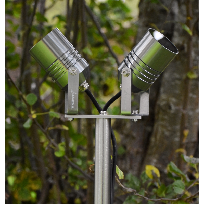 AlvaLED - Adjustable Twin Spike Light (GU10 / 240V) - Black / Green / Titanium Silver / Cocoa Copper - Image 4
