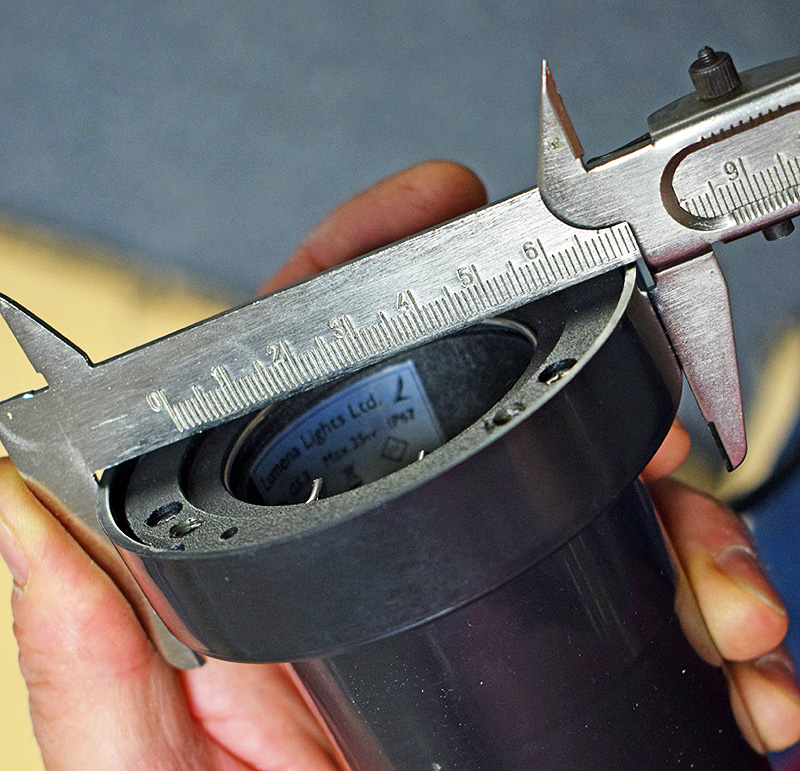 Decimax - 240v Recessed Light - Solid Natural Brass - Image 9