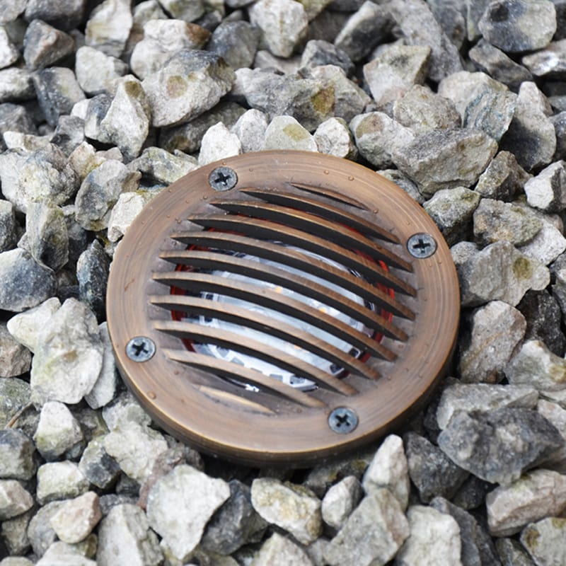 Charleston Guardlite - 12v Brass Recessed Light - Plug and Play (IP68) - Image 3