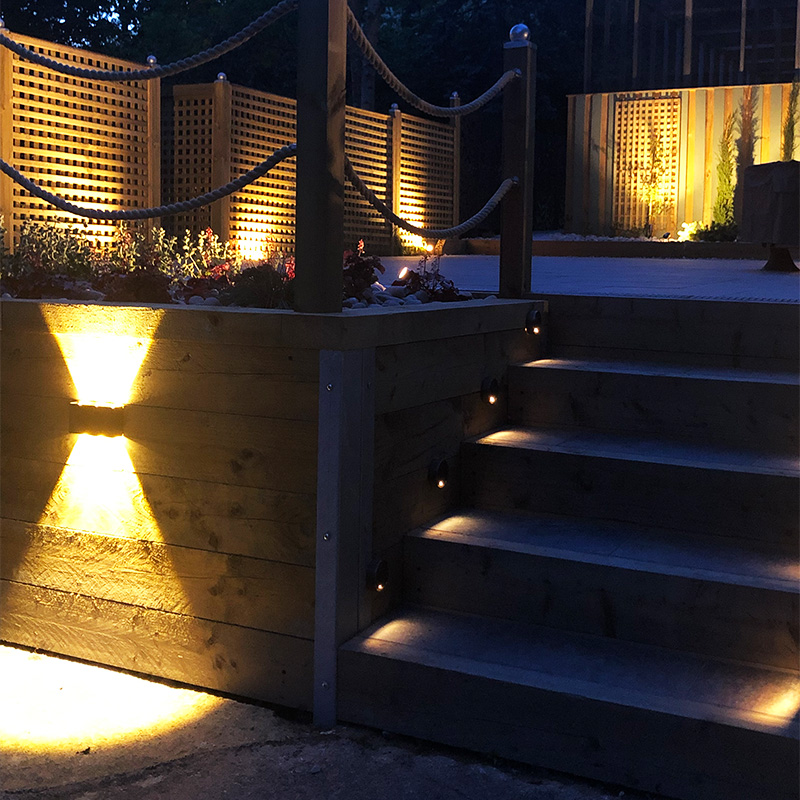 Monolite Step Lights - Brass (Rustic Bronze) - VERSA 12v Plug & Play - Image 3